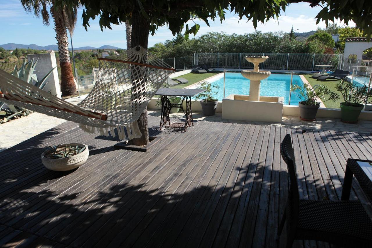 Logis Hotel Le Pressoir Saint-Chinian Kültér fotó