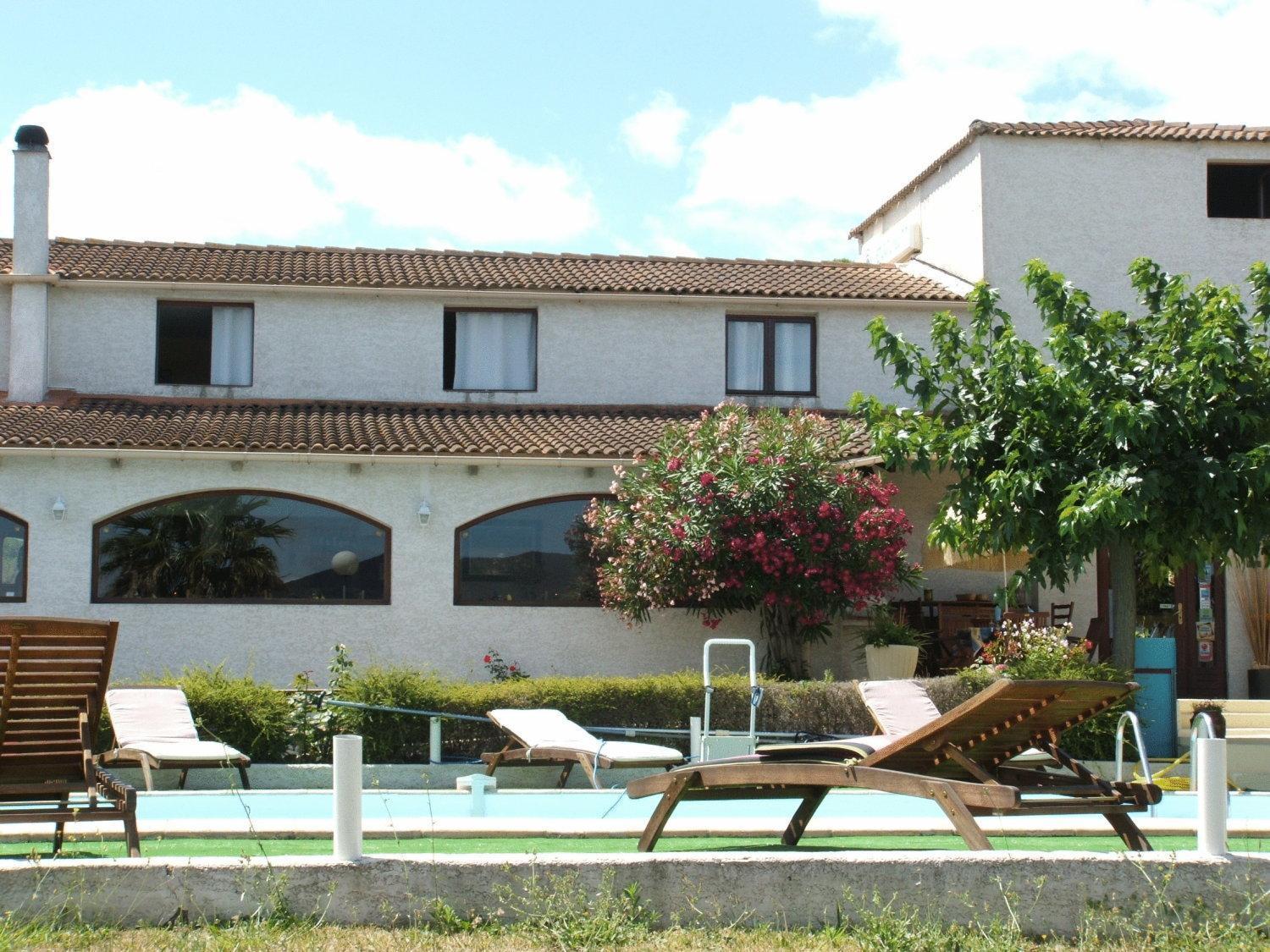 Logis Hotel Le Pressoir Saint-Chinian Kültér fotó